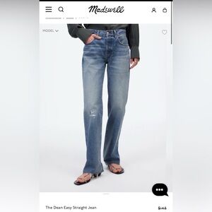 Madewell - The Dean Easy Straight Jean